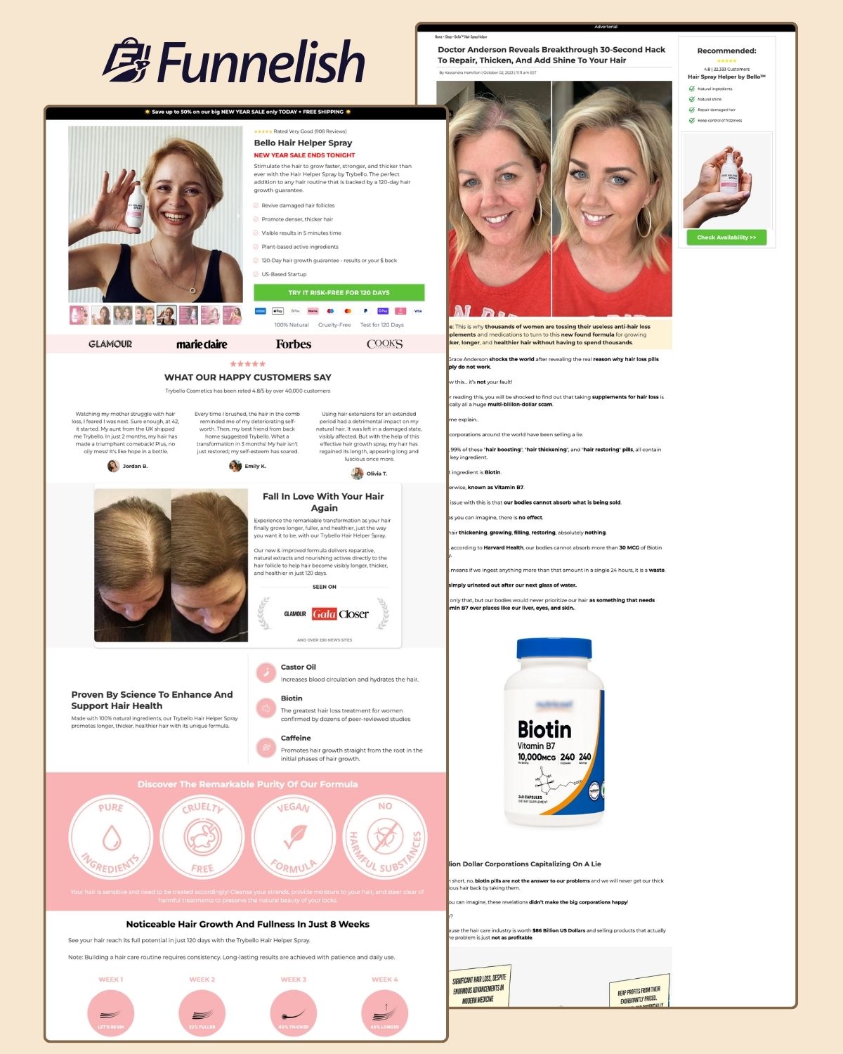 Free Funnelish Advertorial Page | Funnelish Template
